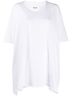 Rick Owens DRKSHDW футболка оверсайз асимметричного кроя