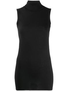 Rick Owens Lilies топ с высоким воротником без рукавов