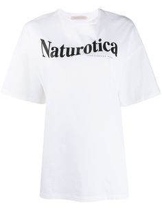 Christopher Kane футболка Naturotica с логотипом