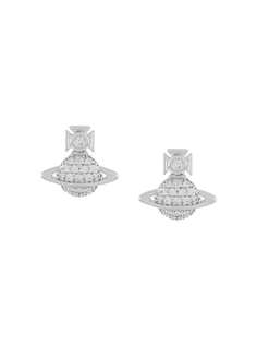 Vivienne Westwood серьги-гвоздики с логотипом