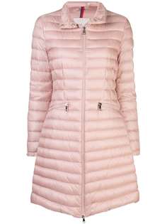 Moncler пуховик длины миди