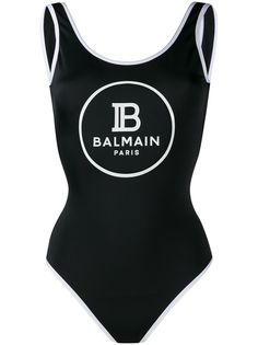 Balmain купальник с логотипом