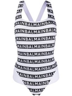 Balmain слитный купальник с логотипом