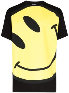 Raf Simons футболка с принтом Smiley