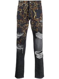 Just Cavalli джинсы с леопардовым принтом