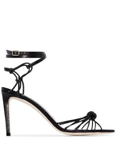 Jimmy Choo босоножки Lovella 85 с тиснением под кожу ящерицы