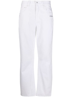 Off-White джинсы прямого кроя с логотипом
