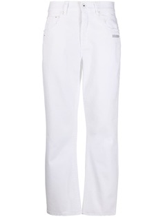 Off-White джинсы прямого кроя с логотипом