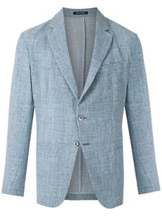 Emporio Armani однобортный пиджак узкого кроя