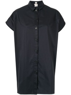 Hermès длинная рубашка с короткими рукавами