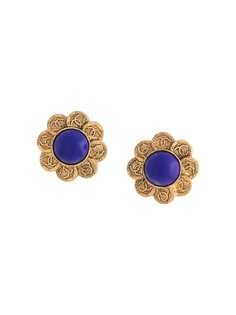 Chanel Pre-Owned серьги с поделочными камнями