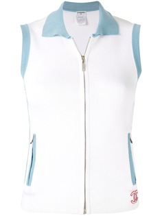 Chanel Pre-Owned двухцветный топ