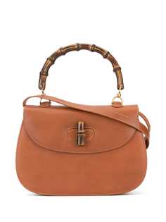 Gucci Pre-Owned сумка-тоут Bamboo Line с ручками и ремешком