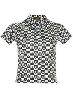 Fendi Pre-Owned топ с коротким рукавом