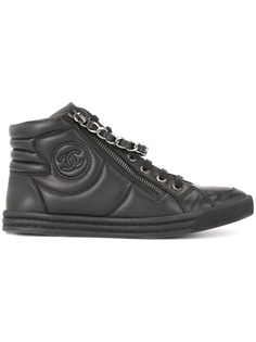 Chanel Pre-Owned кеды с логотипом СС