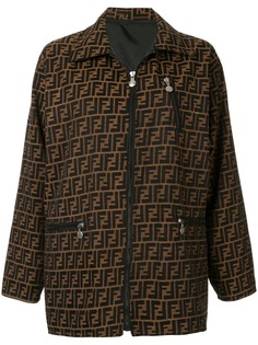 Fendi Pre-Owned жакет с принтом логотипа