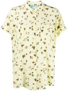 Paul Smith рубашка оверсайз с цветочным принтом