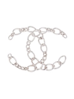 Chanel Pre-Owned брошь Jumbo 2006-го года с логотипом CC