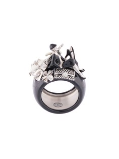 Chanel Pre-Owned кольцо Mademoiselle 2013-го года с логотипом CC