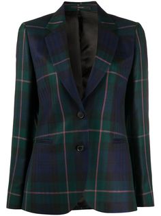 Paul Smith однобортный блейзер в клетку