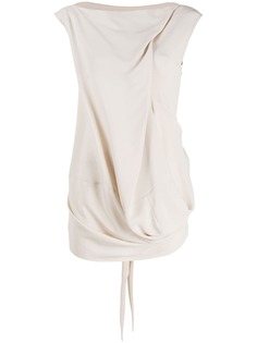 Rick Owens топ с драпировкой