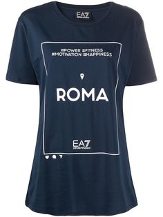 Ea7 Emporio Armani футболка с короткими рукавами и логотипом