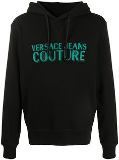 Versace Jeans Couture худи с кулиской и логотипом