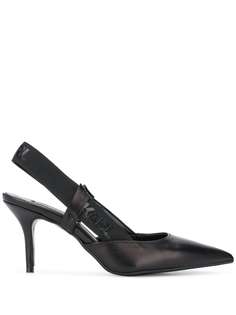 Karl Lagerfeld туфли с ремешком на пятке и заостренным носком