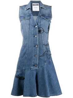 Moschino джинсовое платье мини