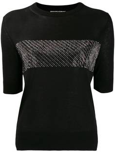 Ermanno Scervino декорированная футболка с короткими рукавами