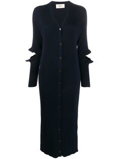 Ports 1961 трикотажное платье в рубчик