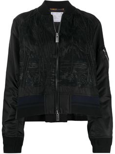 Sacai бомбер с вышивкой