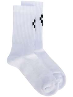 MARCELO BURLON COUNTY OF MILAN logo cross socks