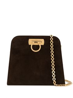 Salvatore Ferragamo Pre-Owned сумка на плечо с цепочкой и декором Gancini