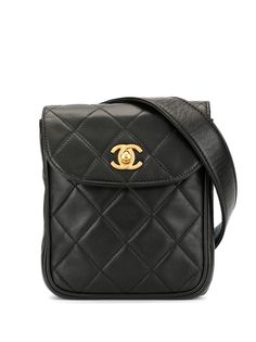 Chanel Pre-Owned поясная сумка с откидным клапаном