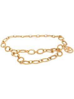 Chanel Pre-Owned ремень-цепочка с логотипом CC
