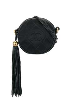 Chanel Pre-Owned стеганая сумка через плечо 1990-х годов с кисточкой