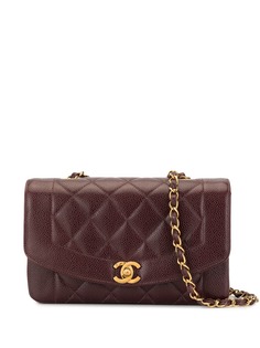 Chanel Pre-Owned сумка на плечо Diana с ремнем-цепочкой