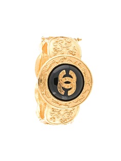 Chanel Pre-Owned браслет с тисненым логотипом CC