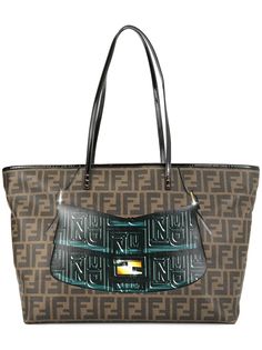 Fendi Pre-Owned сумка на плечо Mamma Baguette с принтом Zucca