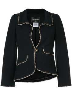 Chanel Pre-Owned пиджак с отделкой