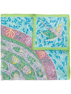 Hermès шарф La Legende du Poisson