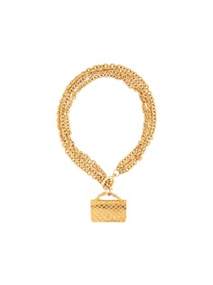Chanel Pre-Owned колье с кулоном в виде сумки