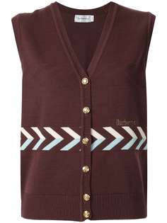 Burberry Pre-Owned жилет с графичным узором