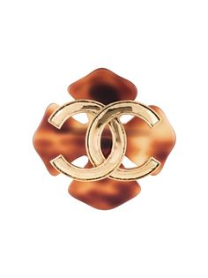 Chanel Pre-Owned брошь 1994-го года с логотипом CC