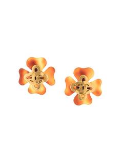 Chanel Pre-Owned серьги с логотипом CC