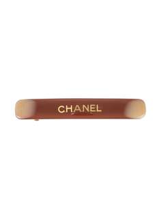Chanel Pre-Owned заколка для волос 2001-го года с логотипом