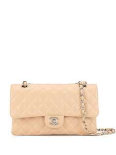 Chanel Pre-Owned стеганая сумка на плечо с двойным клапаном
