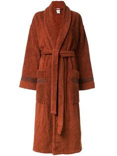 Hermès халат с контрастными вставками