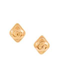 Chanel Pre-Owned серьги 1995-го года с логотипом CC